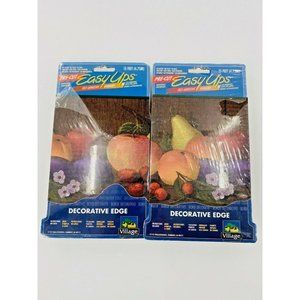 Tuscany Fruit Design Self Adhesive Wallpaper Border Easy Ups Lot of 2 Decorative